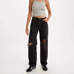 Levi's  BAGGY DAD WOMEN'S JEANS size 29Wx30L in black